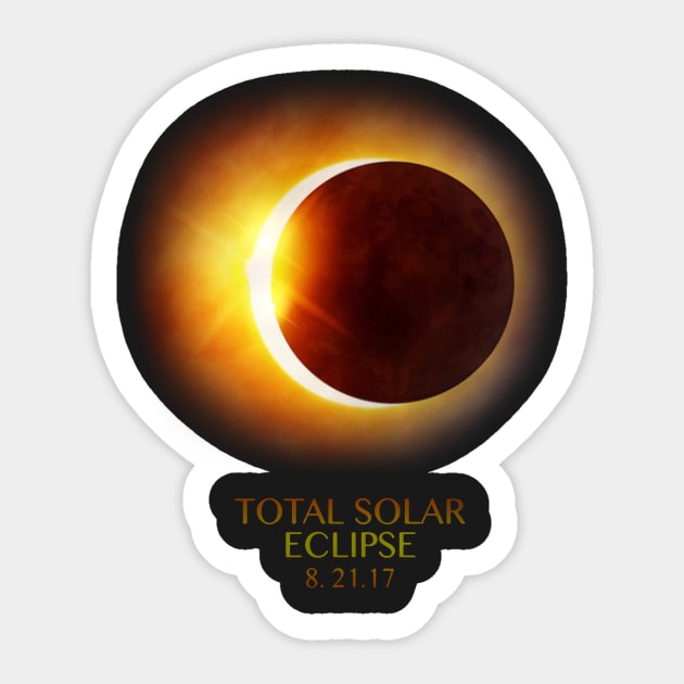 eclipse2017 Sticker by sfundayart